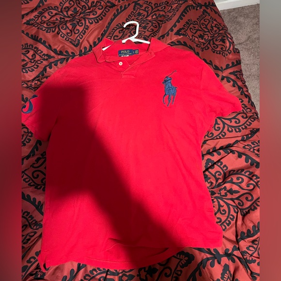 Red Ralph Lauren Polo Size: L - Picture 2 of 3